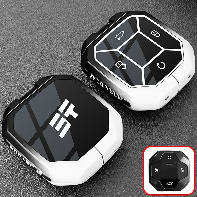 Suitable For Jietu Shanhai T2 Key Cover Cmd Shanye Version 25 Shanhai T1 Metal Car Bag Buckle Shell - Image 1